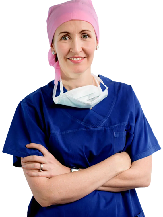 Dr Susan standing confidently